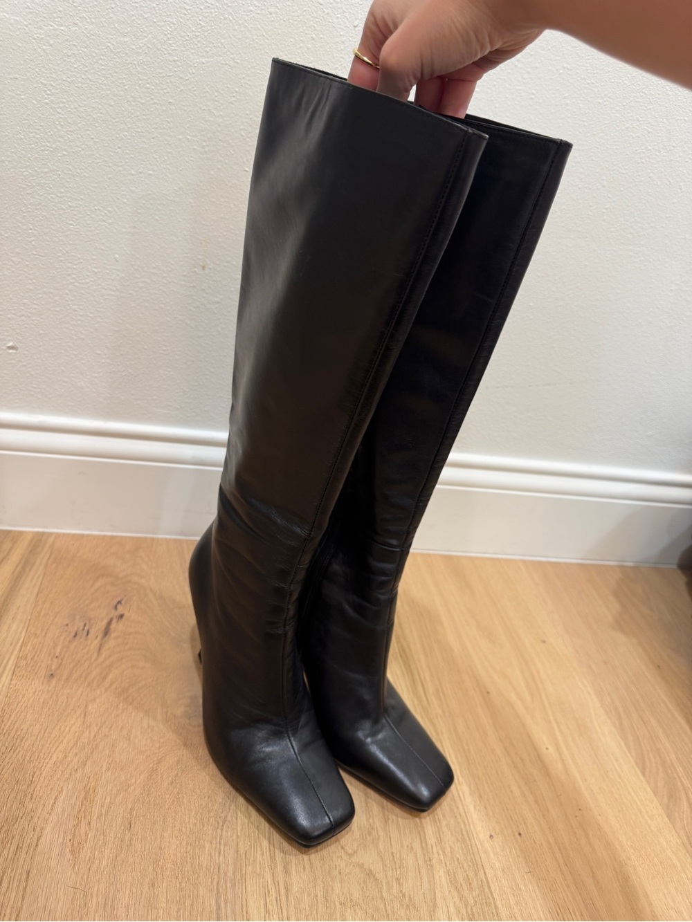 Tony Bianco Fabulous Boot in Black Venice - Picture 6 of 9